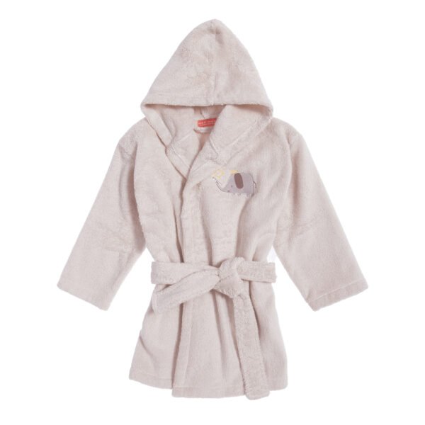 Βρεφικό Μπουρνούζι 0-2 Ετών Nef Nef Happy Days Greige