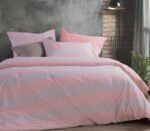 Σετ Σεντόνια Υπέρδιπλα 240×270 Nef Nef Casual Stripe Peach