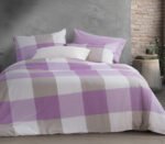 Σετ Σεντόνια Υπέρδιπλα 240×270 Nef Nef Casual Check Mauve
