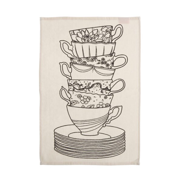 Ποτηρόπανο Κουζίνας 40×60 Nef Nef My Cup Of Tea Ecru