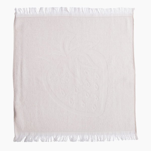 Πετσέτα Κουζίνας Φροτέ 50×50 Nef Nef Sweet Strawberry Ecru