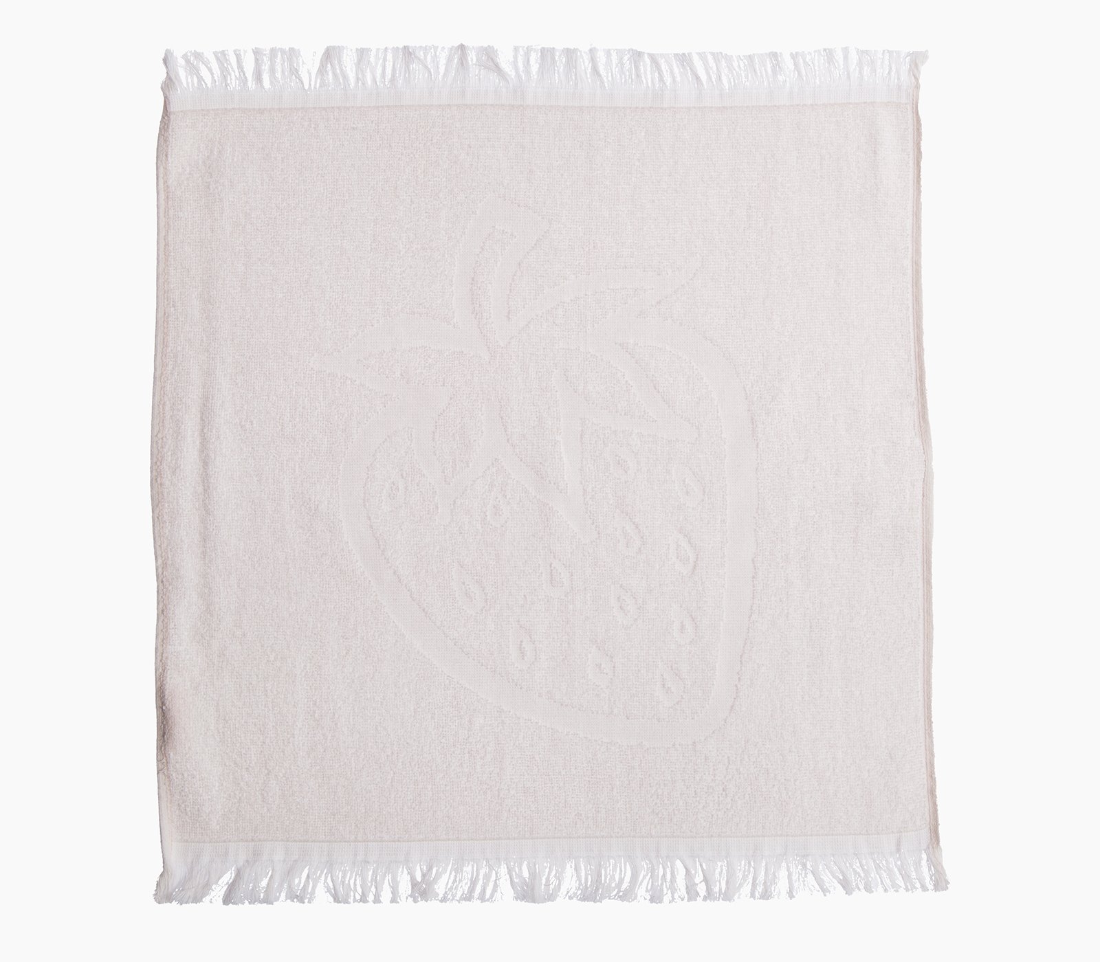 5205495608471 Πετσέτα Κουζίνας Φροτέ 50×50 Nef Nef Sweet Strawberry Ecru - Image 1