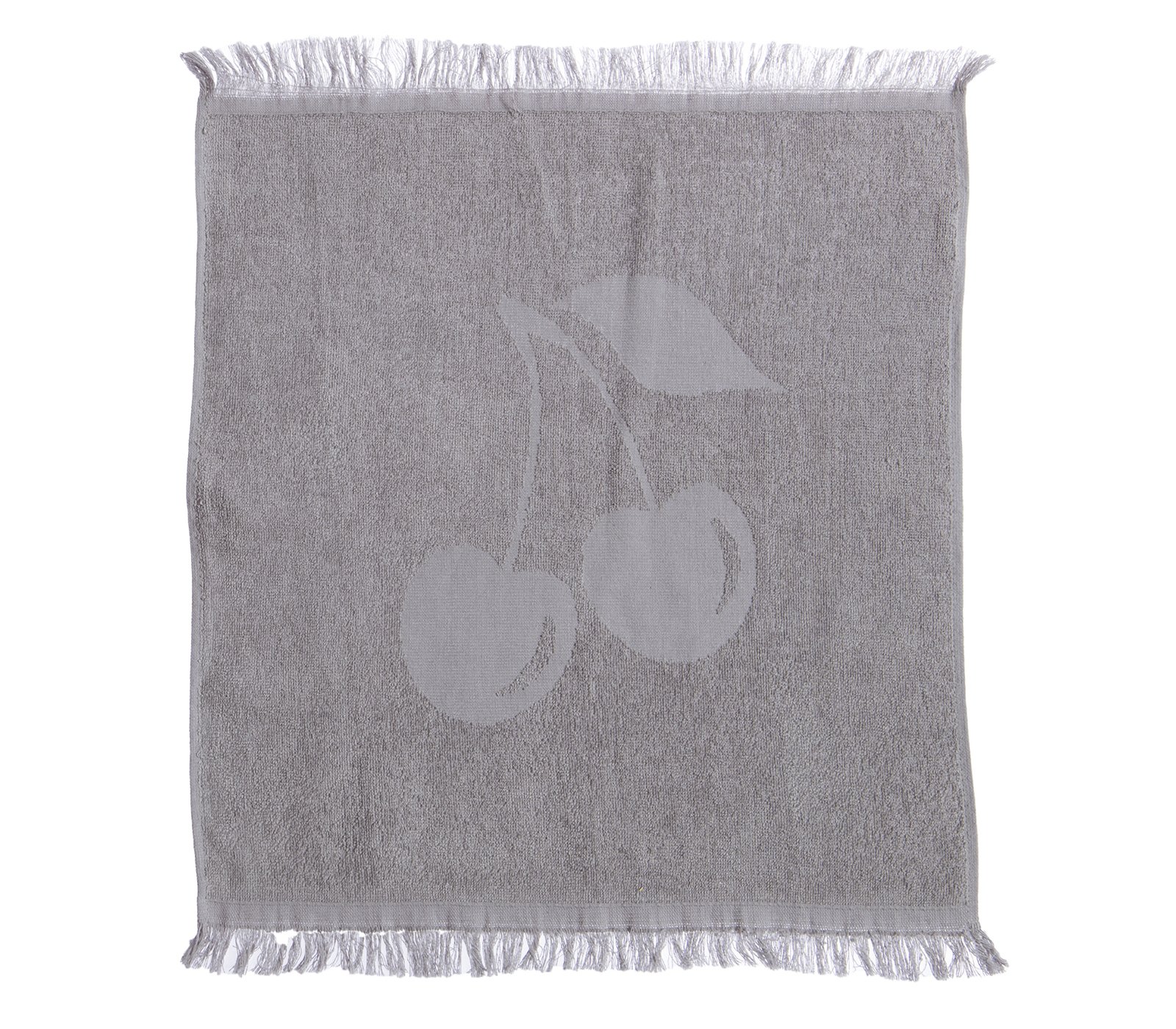 5205495608518 Πετσέτα Κουζίνας Φροτέ 50×50 Nef Nef Cherry Grey - Image 1