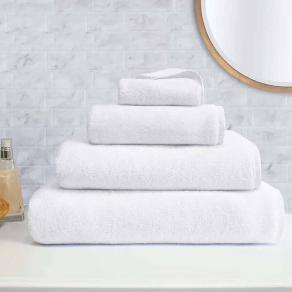 Πετσέτα Mπάνιου  Ξενοδοχείου 80x150 Λευκή  600γρ. 100% cotton Πεννιέ Astron Italy