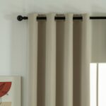 Beauty Home Κουρτίνα Full Blackout σκίασης με 8 κρίκους Soft Art 8391 Beige 140x270 Άμμου - Image 4