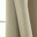 Beauty Home Κουρτίνα Full Blackout σκίασης με 8 κρίκους Soft Art 8391 Beige 140x270 Άμμου - Image 8