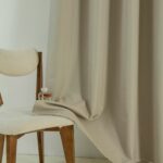 Beauty Home Κουρτίνα Full Blackout σκίασης με 8 κρίκους Soft Art 8391 Beige 140x270 Άμμου - Image 9