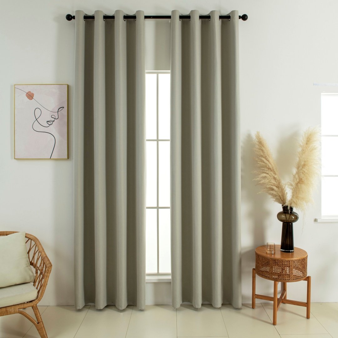8391_d-beige Beauty Home Κουρτίνα Full Blackout σκίασης με 8 κρίκους Soft Art 8391 Dark Beige-3 140x270 Σκούρο Μπεζ - Image 1