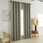 Beauty Home Κουρτίνα Full Blackout σκίασης με 8 κρίκους Soft Art 8391 Dark Beige-3 140x270 Σκούρο Μπεζ - Image 2