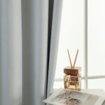 Beauty Home Κουρτίνα Full Blackout σκίασης με 8 κρίκους Soft Art 8391 Ice-Ecru 140x270 Πάγου - Image 10