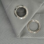 Beauty Home Κουρτίνα Full Blackout σκίασης με 8 κρίκους Soft Art 8391 Grey-11 140x270 Γκρι - Image 16