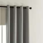 Beauty Home Κουρτίνα Full Blackout σκίασης με 8 κρίκους Soft Art 8391 Grey-11 140x270 Γκρι - Image 5