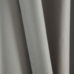 Beauty Home Κουρτίνα Full Blackout σκίασης με 8 κρίκους Soft Art 8391 Grey-11 140x270 Γκρι - Image 7