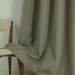 Beauty Home Κουρτίνα Full Blackout σκίασης με 8 κρίκους Soft Art 8391 Light Beige-C3 140x270 Μπεζ - Image 9