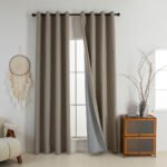 Beauty Home Κουρτίνα Full Blackout σκίασης με 8 κρίκους Elite Art 8392 Beige-Νο5 140x270 Μπεζ - Image 6