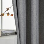 Beauty Home Κουρτίνα Full Blackout σκίασης με 8 κρίκους Elite Art 8392 Grey-Νο7 140x270 Σκούρο Γκρι - Image 10