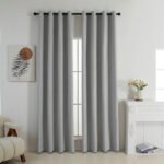 Beauty Home Κουρτίνα Full Blackout σκίασης με 8 κρίκους Elite Art 8392 Light Grey-Νο3 140x270 Ασημί