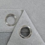 Beauty Home Κουρτίνα Full Blackout σκίασης με 8 κρίκους Elite Art 8392 Light Grey-Νο3 140x270 Ασημί - Image 16