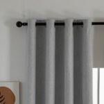 Beauty Home Κουρτίνα Full Blackout σκίασης με 8 κρίκους Elite Art 8392 Light Grey-Νο3 140x270 Ασημί - Image 3