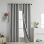 Beauty Home Κουρτίνα Full Blackout σκίασης με 8 κρίκους Elite Art 8392 Light Grey-Νο3 140x270 Ασημί - Image 6