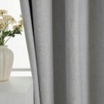 Beauty Home Κουρτίνα Full Blackout σκίασης με 8 κρίκους Elite Art 8392 Light Grey-Νο3 140x270 Ασημί - Image 10