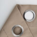 Beauty Home Κουρτίνα μεσαίας σκίασης με 8 μεταλλικούς κρίκους Effect Art 8443 140x270 Μπεζ - Image 15