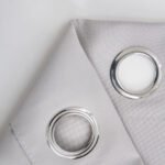 Beauty Home Κουρτίνα μεσαίας σκίασης με 8 μεταλλικούς κρίκους Effect Art 8443 140x270 Ασημί - Image 13