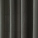 Beauty Home Κουρτίνα μεσαίας σκίασης με 8 μεταλλικούς κρίκους Effect Art 8443 140x270 Ανθρακί - Image 4