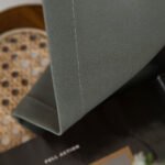 Beauty Home Κουρτίνα μεσαίας σκίασης με 8 μεταλλικούς κρίκους Effect Art 8443 140x270 Ανθρακί - Image 10