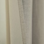 Beauty Home Κουρτίνα Blackout Jacquard σκίασης με 8 μεταλλικούς κρίκους Glare Art 8444 140x270 Άμμου - Image 8