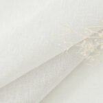 Beauty Home Κουρτίνα γάζα μονόχρωμη με 8 μεταλλικούς κρίκους Fit Art 8447 140x270 Εκρού - Image 15