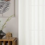 Beauty Home Κουρτίνα γάζα μονόχρωμη με 8 μεταλλικούς κρίκους Fit Art 8447 140x270 Εκρού - Image 3