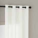 Beauty Home Κουρτίνα γάζα μονόχρωμη με 8 μεταλλικούς κρίκους Fit Art 8447 140x270 Εκρού - Image 6