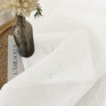 Beauty Home Κουρτίνα γάζα μονόχρωμη με 8 μεταλλικούς κρίκους Fit Art 8447 140x270 Εκρού - Image 10