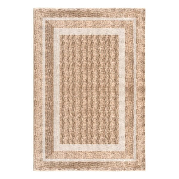 Beauty Home Πατάκι Tropic Art 9138 65x150 Μπεζ,Λευκό