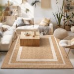 Beauty Home Πατάκι Tropic Art 9138 65x150 Μπεζ,Λευκό - Image 2