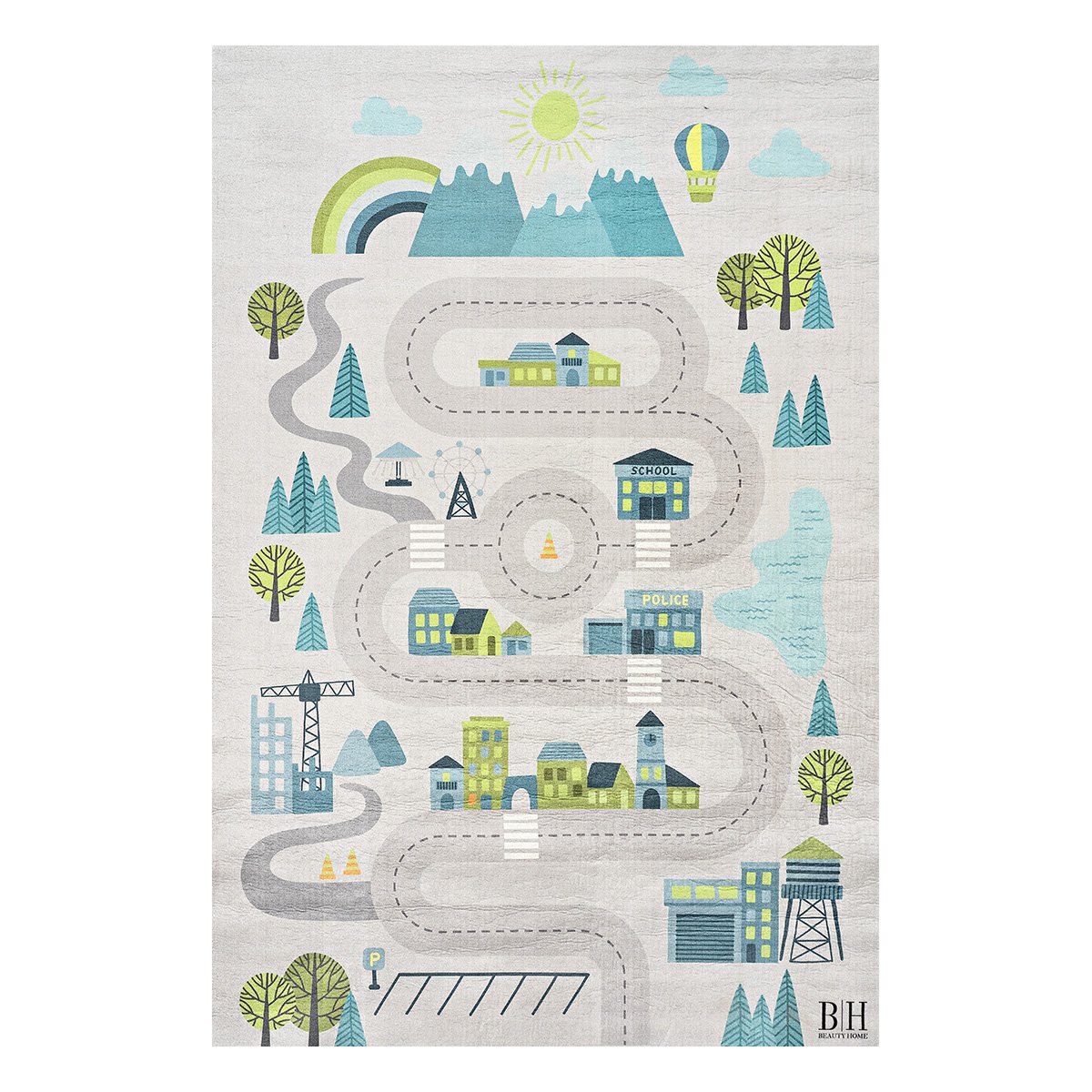 9560 Beauty Home Χαλί παιδικό Fun Art 9560 Beauty Home - Image 1