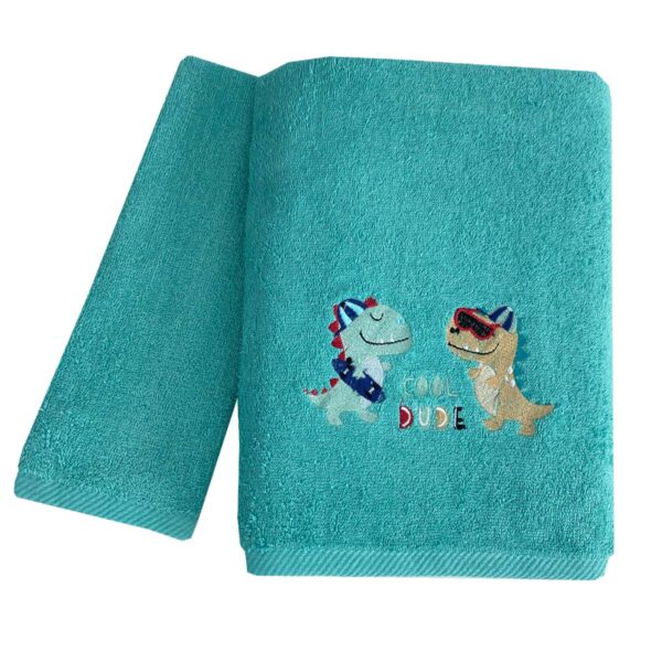 Παιδικές Πετσέτες (σετ 2 τεμ) Cool Dino Astron Italy