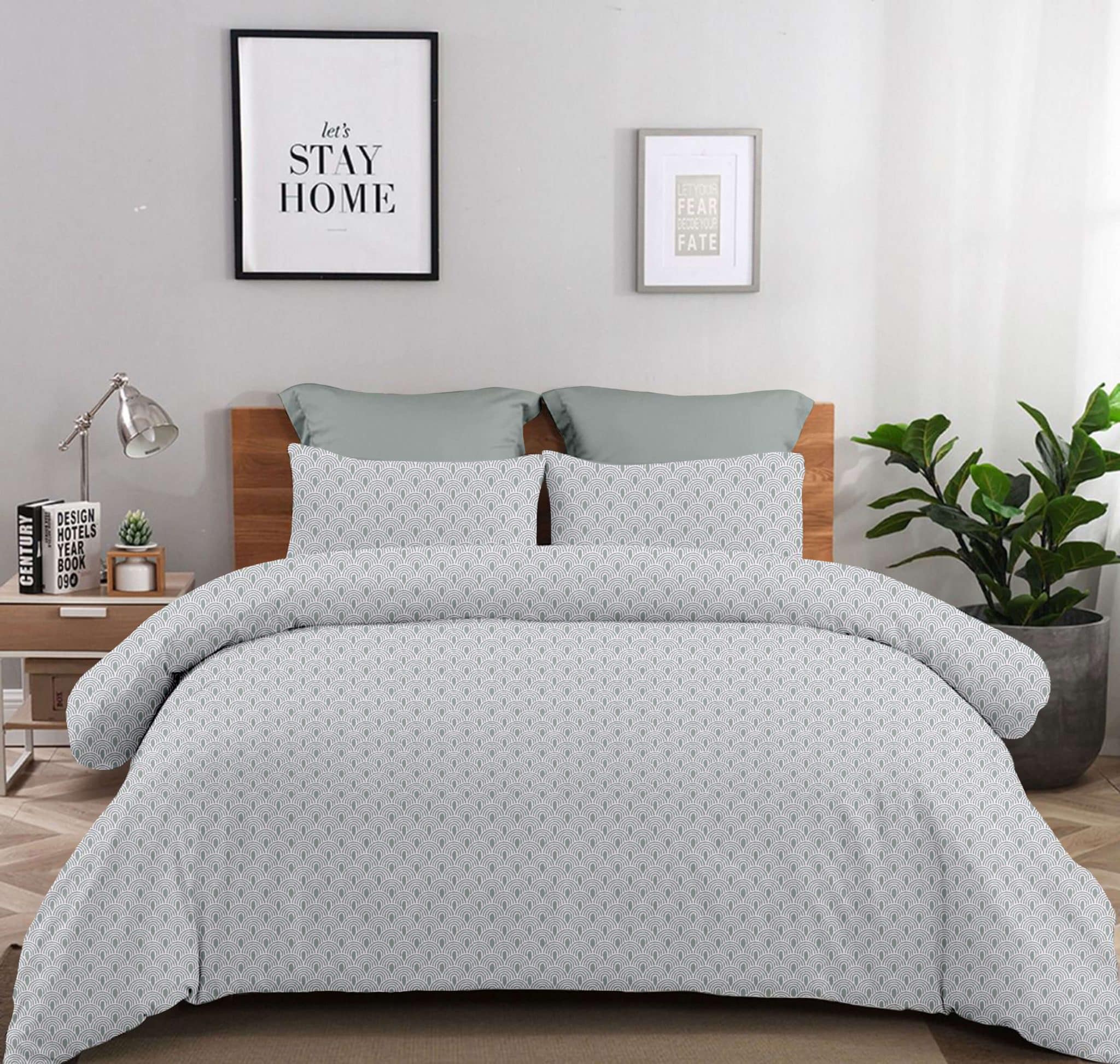 RAFFAEL-GREY-scaled Σετ Σεντόνια 2Χ(2,45Χ2,60) + 2Χ(52Χ72) Rafaella Grey Astron Italy - Image 1