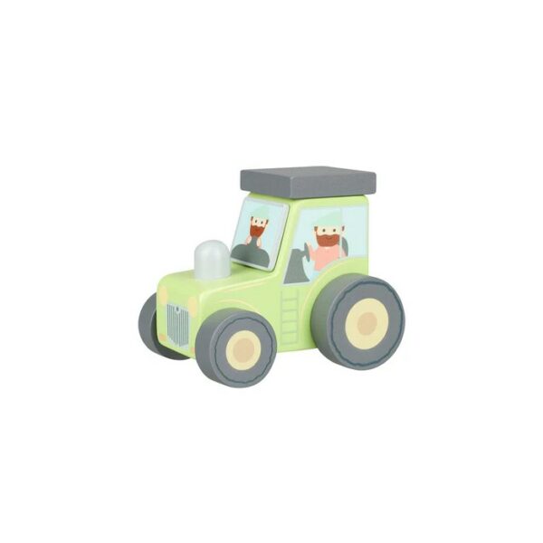 Τρακτέρ push & pull Farmyard Orange Tree Toys
