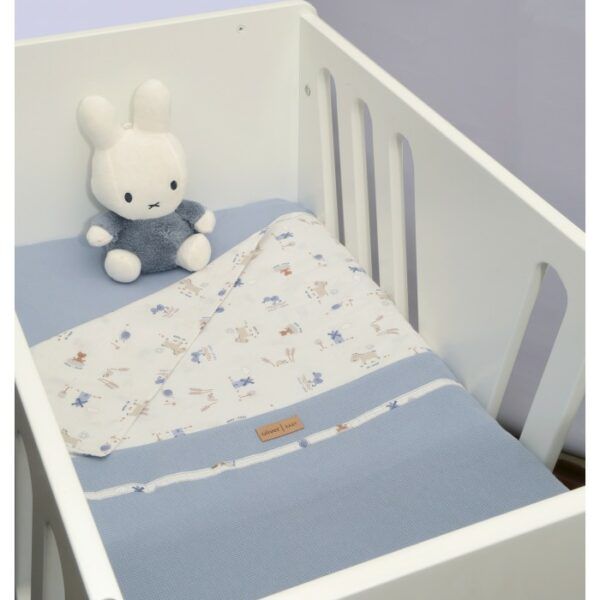 Καλοκαιρινή Κουβέρτα Διπλής Όψης 75x95cm Design 414 Oliver Baby
