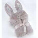 Κουβέρτα Pompon Rabbit 75Χ95cm Σάπιο Μήλο MORA
