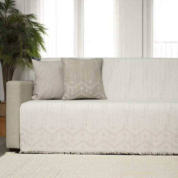 Ριχτάρι Τετραθέσιου 170×340 Cotone | Faro Εκρού