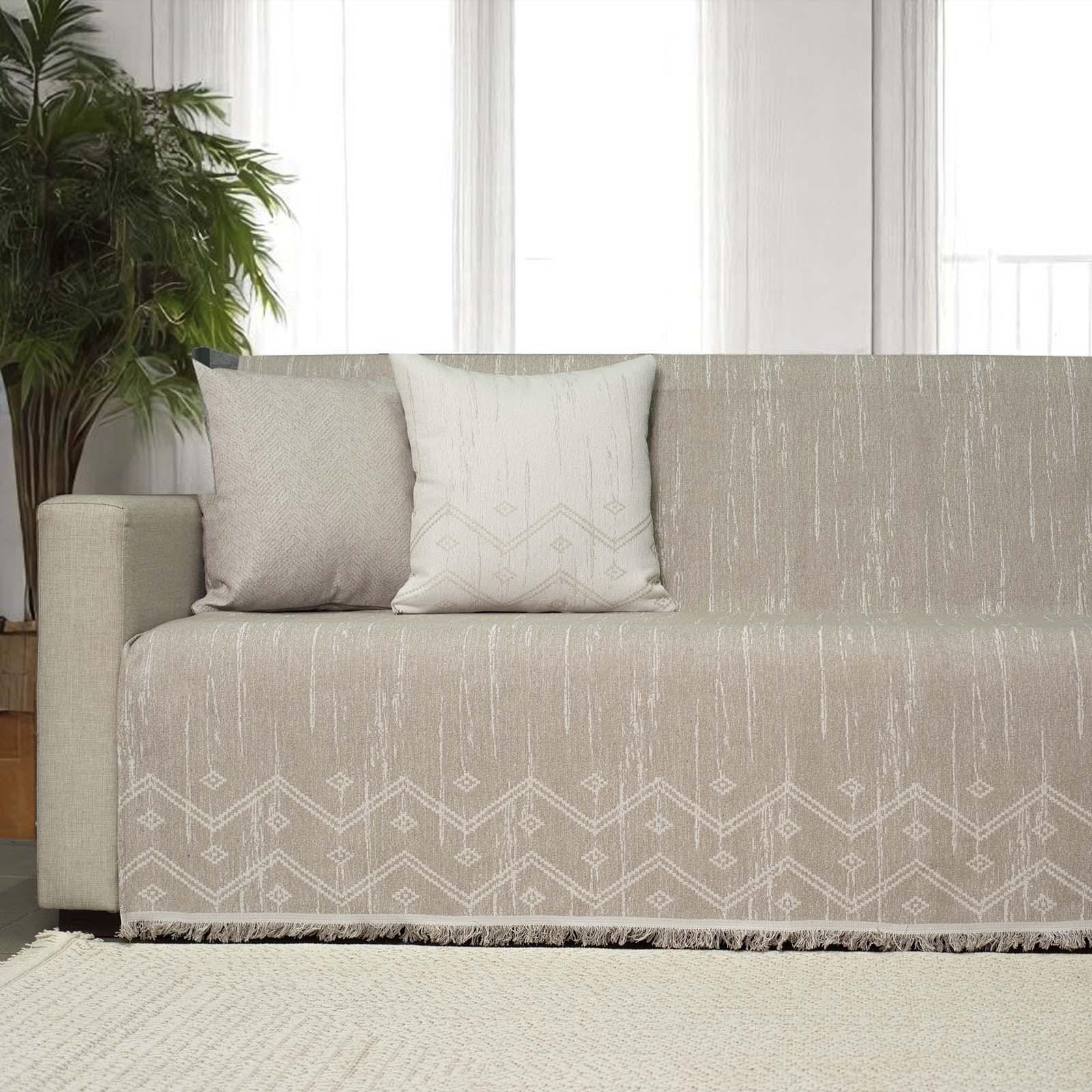 Ριχταρι-Cotone-Faro-μπεζ Ριχτάρι Διθέσιου 170×240 Cotone | Faro Μπεζ - Image 1