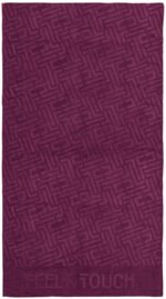Πετσέτα Θαλάσσης 90×170 Feel And Touch Icon Aubergine