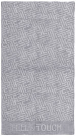 Πετσέτα Θαλάσσης 90×170 Feel And Touch Icon Titanium