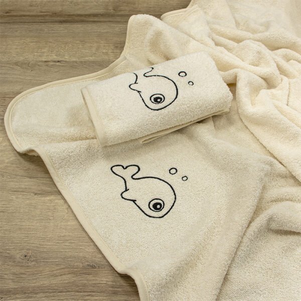 LINO ΣΕΤ ΠΕΤΣΕΤΕΣ FISH ECRU 2ΤΜΧ