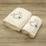 LINO ΣΕΤ ΠΕΤΣΕΤΕΣ FISH ECRU 2ΤΜΧ - Image 2