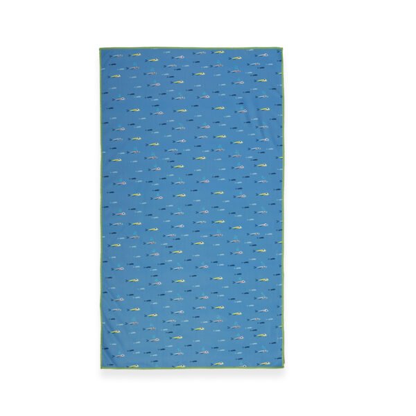 Παιδική Πετσέτα Θαλάσσης 70×120 Nef Nef Fish Team Blue Microfiber