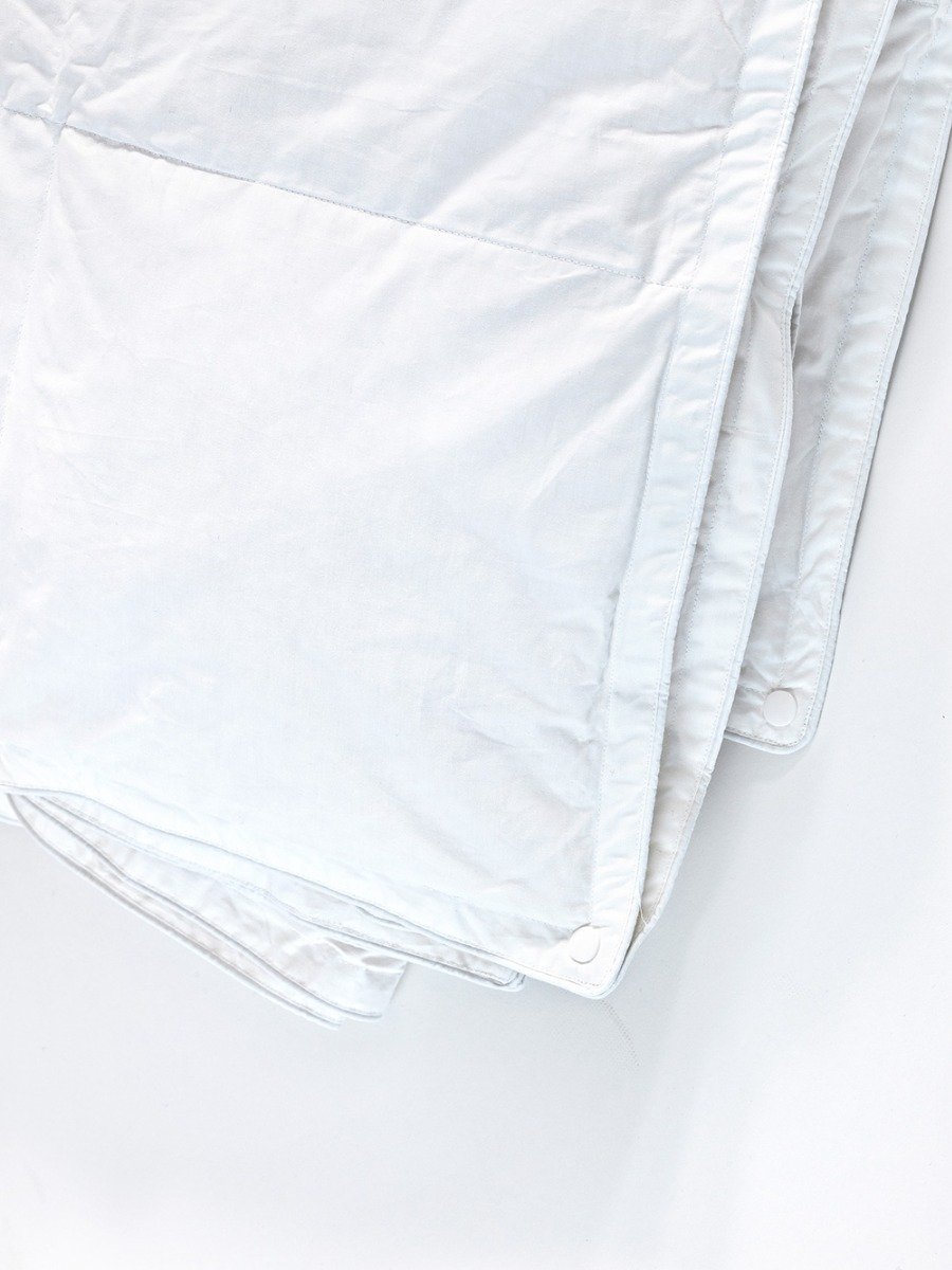 5205857176532 Σετ Πάπλωμα White Comfort 160x240 TWIN STRIPE DUVET Λευκό Palamaiki - Image 1
